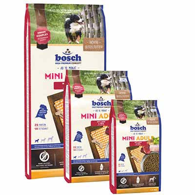 Bosch High Premium Mini Adult Lamb Rice – JEPetz Pet Supplies