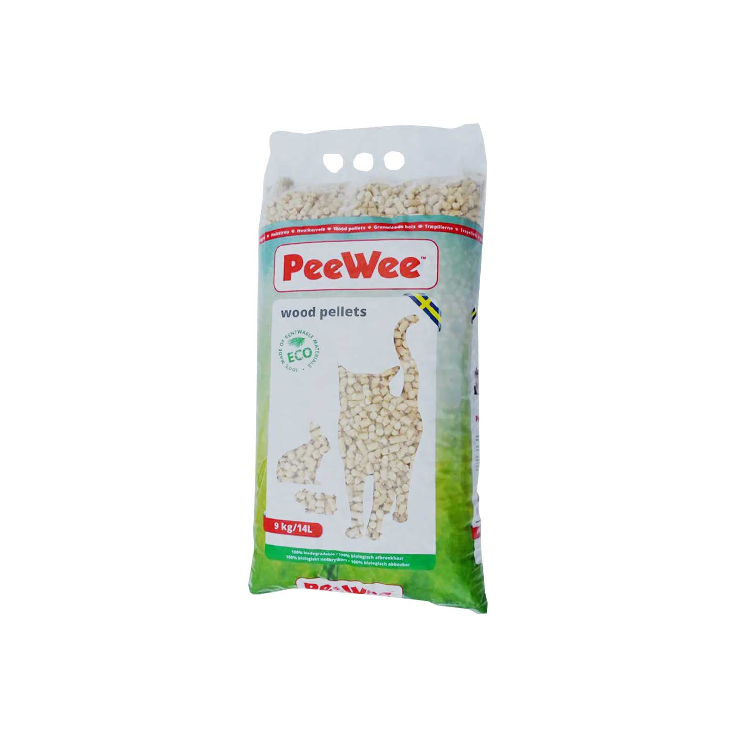 PeeWee Eco Pinewood Litter 14L JEPetz Pet Supplies Singapore