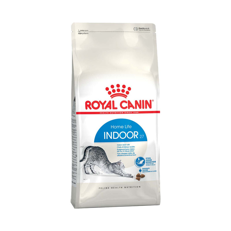 2 FOR $290: Royal Canin Indoor 27 Cat Food 10kg