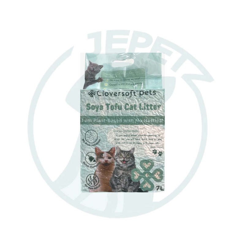Cloversoft Pets Soya Tofu Cat Litter 7L