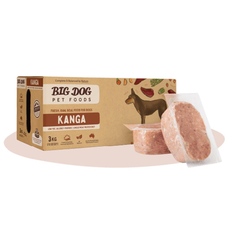 Big Dog Kangaroo Barf Frozen Dog Food 3kg