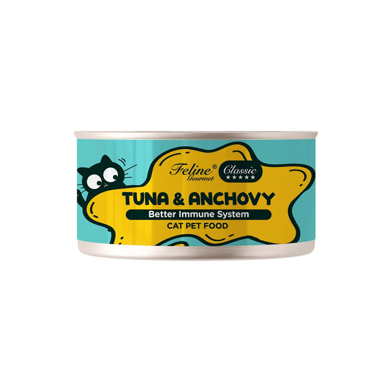 Feline Gourmet Classic Tuna & Anchovy Canned Cat Food
