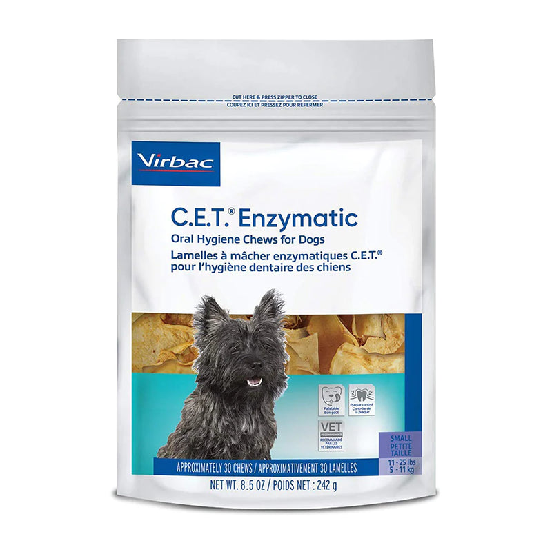 Virbac C.E.T Enzymatic Oral Hygiene Chews for Dogs