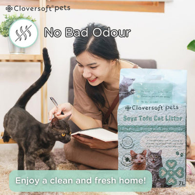 [TRIAL PACK PROMO] Cloversoft Pets Soya Tofu Cat Litter 7L