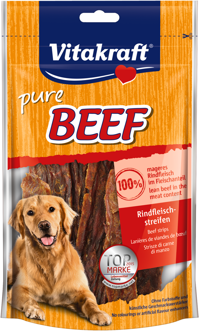 Vitakraft Pure Beef Strips 80g