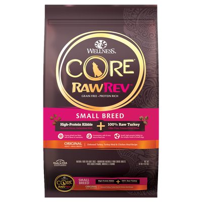 Wellness CORE RawRev Small Breed Adult Grain-Free Dry Dog Food