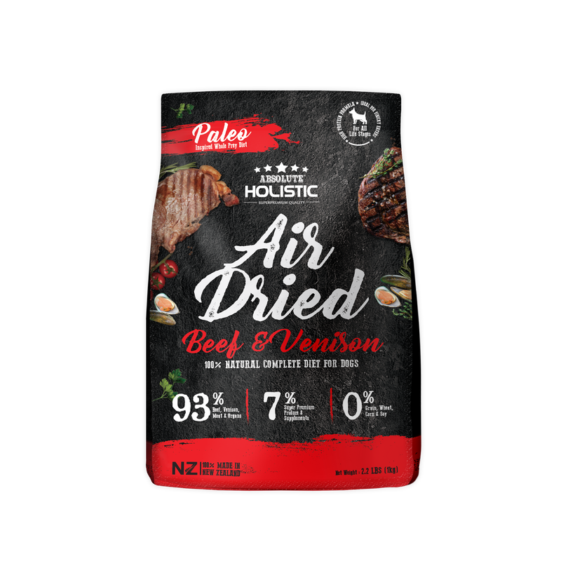Absolute Holistic Air Dried Beef & Venison Dog Food