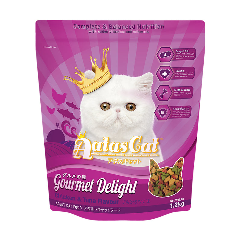 Aatas Cat Gourmet Delight Chicken and Tuna 1.2kg