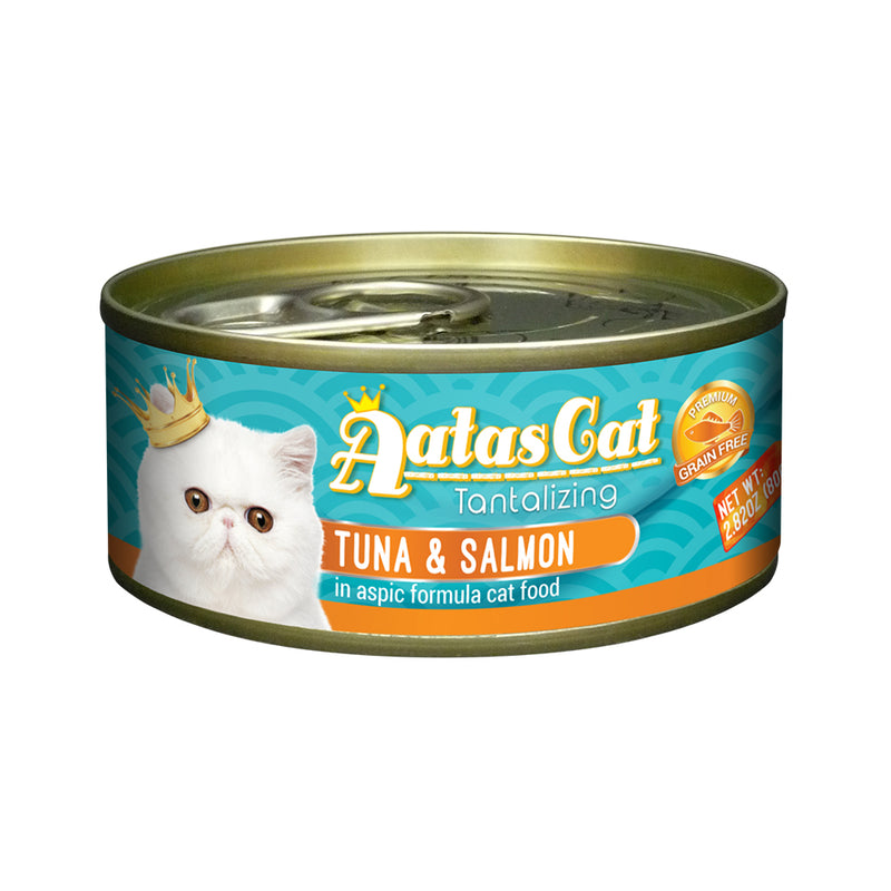 Aatas Cat Tantalizing Tuna and Anchovy in Aspic Canned Cat Food  80g