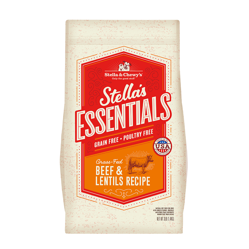Stella & Chewy’s Stella’s Essentials Beef & Lentils Grain-Free Dry Dog Food