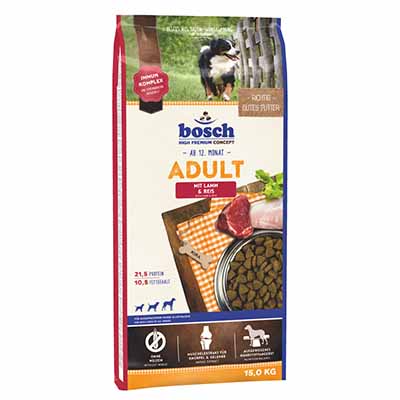 JEPetz - Bosch High Premium Adult Lamb Rice15kg