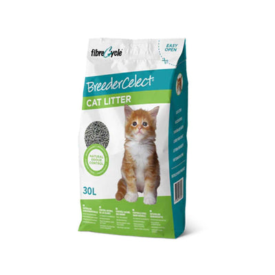 Breeder Celect Recycled Paper Cat Litter 30L