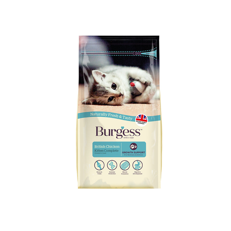 Burgess Kitten Chicken Cat Food 1.5kg