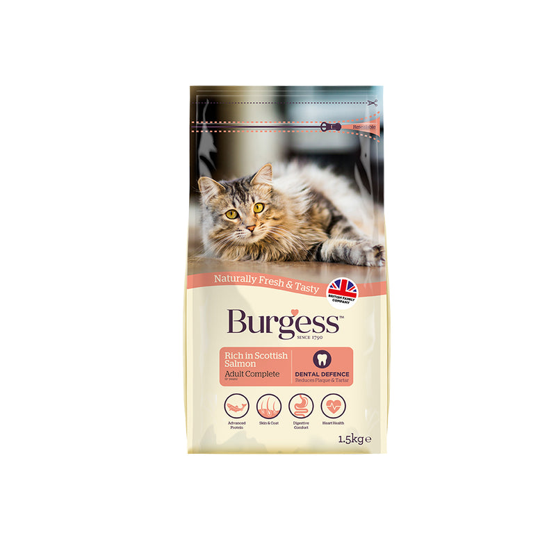 Burgess Scottish Salmon Adult Dry Cat Food