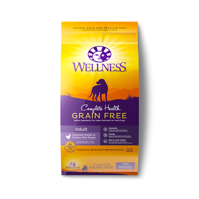 Wellness Complete Health Grain Free Adult Chicken & Chicken Meal Dry Dog Food