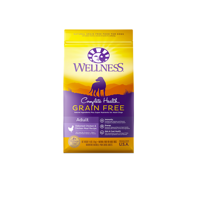 Wellness Complete Health Grain Free Adult Chicken & Chicken Meal Dry Dog Food