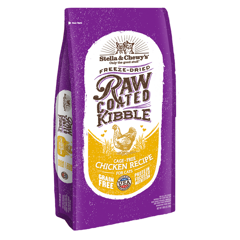 Stella & Chewy’s Freeze-Dried Raw Coated Kibble Chicken Dry Cat Food