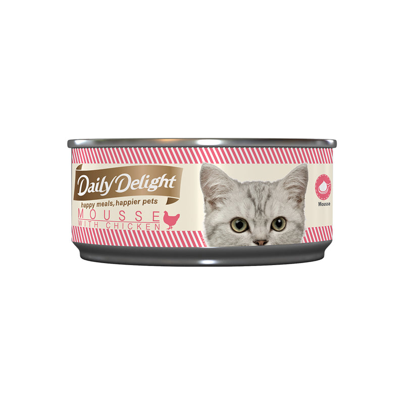 Daily Delight Mousse with Chicken 80g x 24 cans