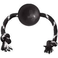 Kong Extreme Ball With Rope Dog Toy