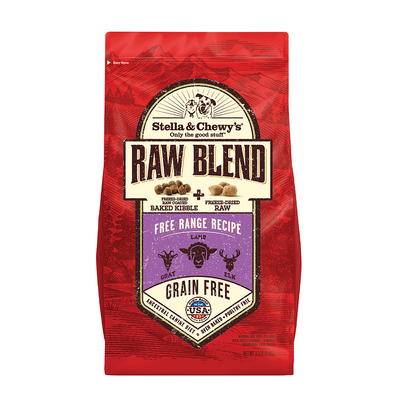 Stella & Chewy’s Raw Blend Free Range Kibble With Freeze-Dried Raw Grain-Free Dry Dog Food