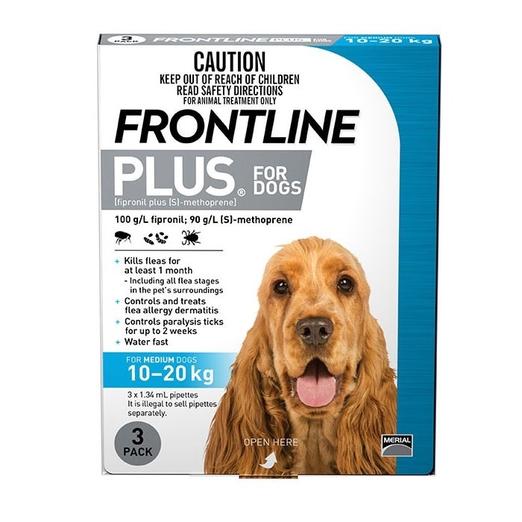 Frontline Plus for Dogs 10 - 20kg
