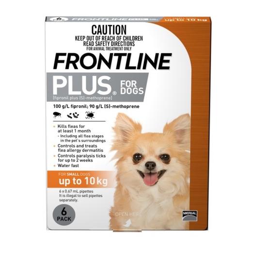 Frontline Plus for Dogs Up to 10kg