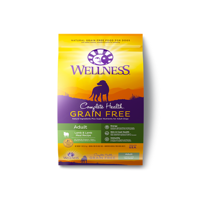 Wellness Complete Health Grain Free Adult Lamb & Lamb Meal Dry Dog Food