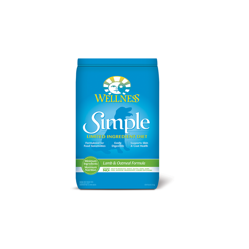 Wellness Simple Lamb & Oatmeal Formula Dry Dog Food