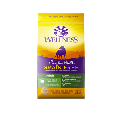 Wellness Complete Health Grain Free Adult Lamb & Lamb Meal Dry Dog Food