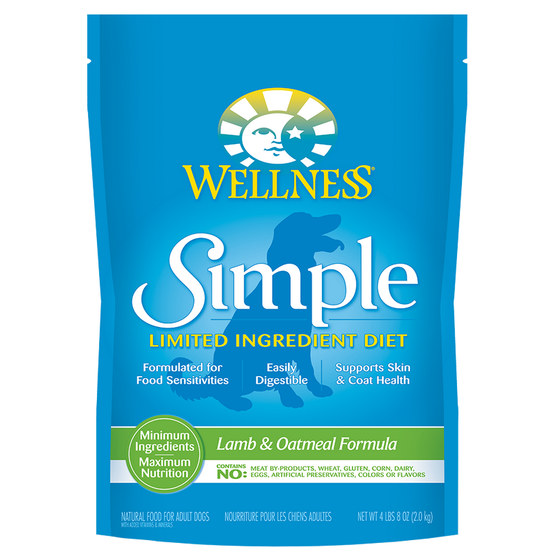 Wellness Simple Lamb & Oatmeal Formula Dry Dog Food