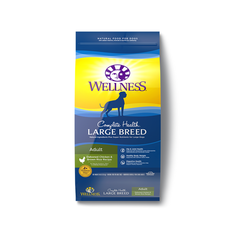 Wellness Complete Health Large Breed Adult Dry Dog Food 30lb