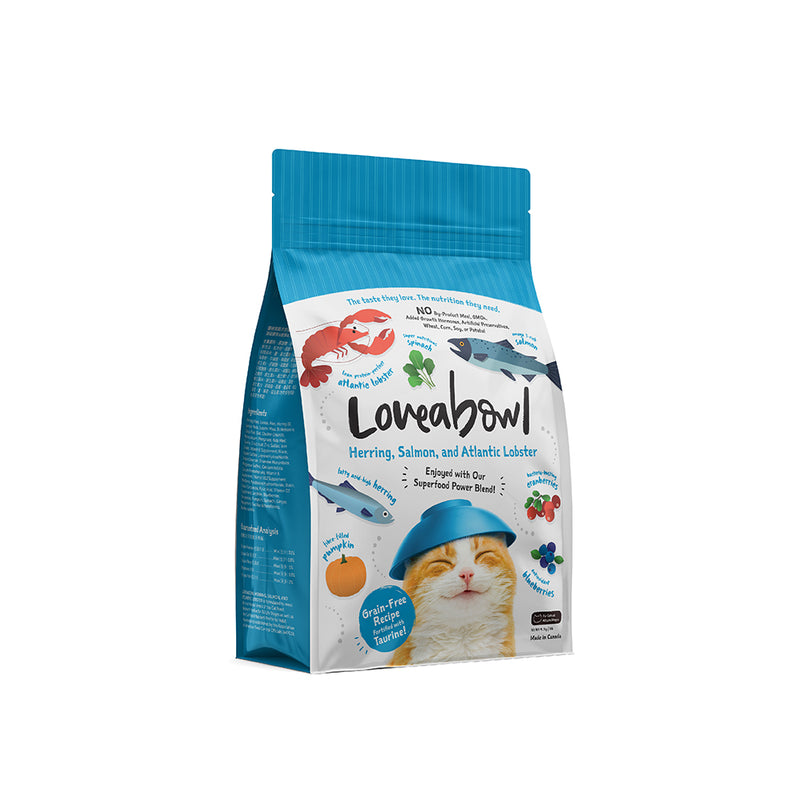 Loveabowl Herring Salmon and Atlantic Lobster Cat Food