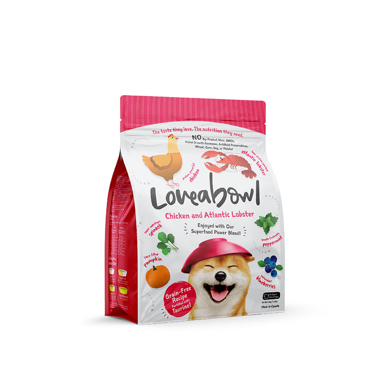 Loveabowl Chicken with Atlantic Lobster Dog Food