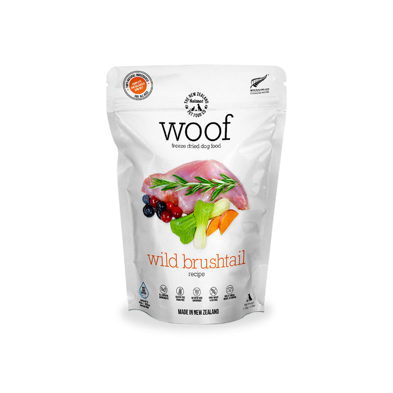 WOOF Wild Brushtail Freeze Dried Dog Food