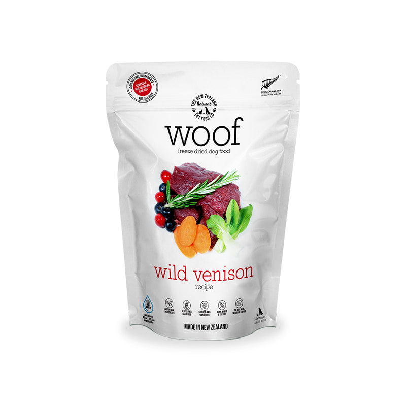 WOOF Wild Venison Freeze Dried Dog Food