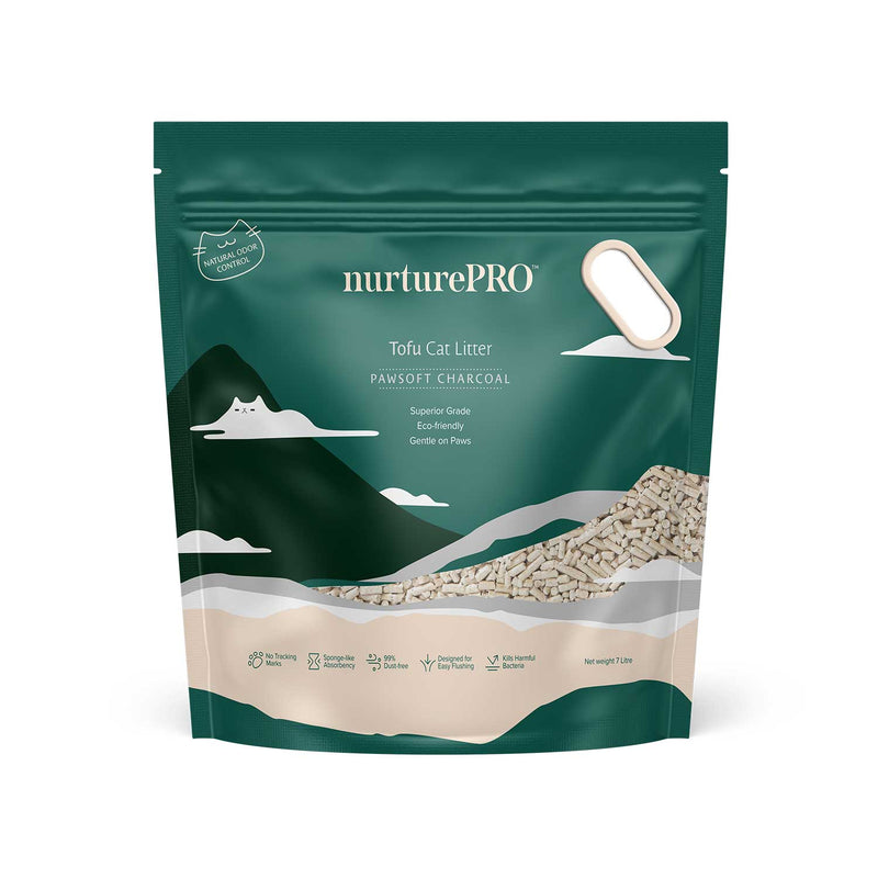 Nurture Pro Tofu Soya Cat Litter Charcoal 6L