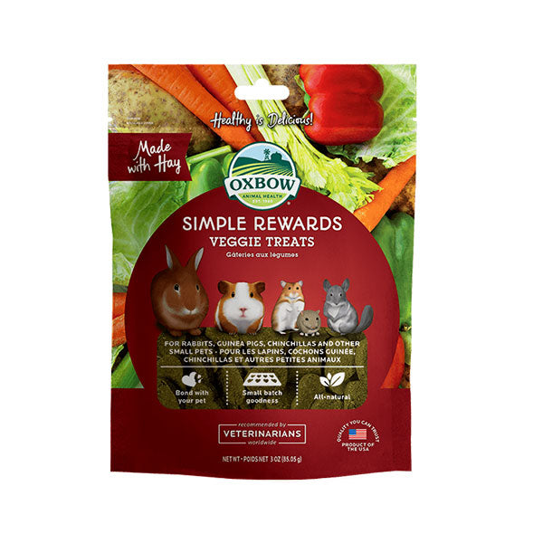 Oxbow Simple Rewards Veggie Treats 85G