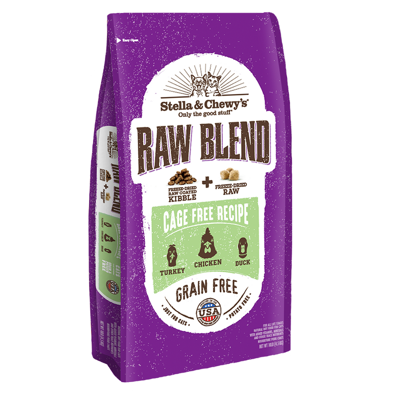 Stella & Chewy’s Freeze-Dried Raw Blend Kibble Chicken Grain-Free Dry Cat Food