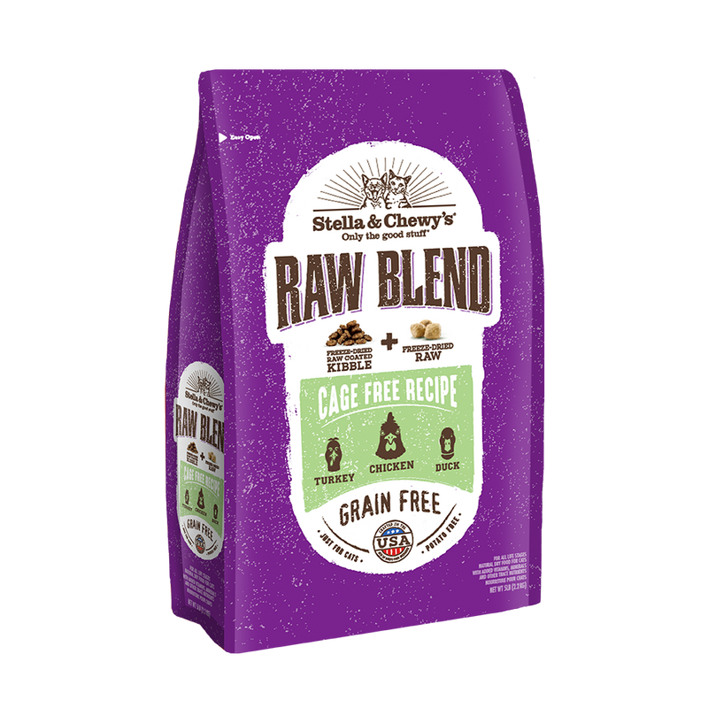 Stella & Chewy’s Freeze-Dried Raw Blend Kibble Chicken Grain-Free Dry Cat Food