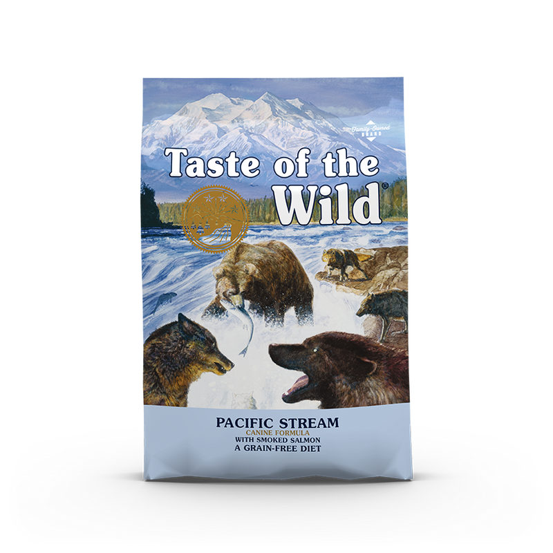 2 FOR $289.50: Taste of the Wild Pacific Stream with Smoked Salmon Grain Free Dry Dog Food
