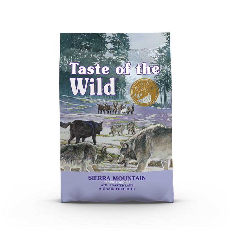 2 FOR $273.50: Taste of the Wild Sierra Mountain with Roasted Lamb Grain Free Dry Dog Food