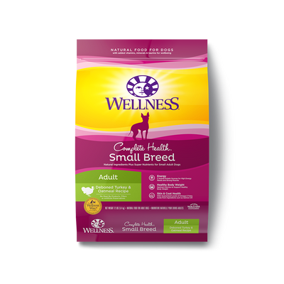Wellness Complete Health Small Breed Adult Turkey & Oatmeal Dry Dog Food