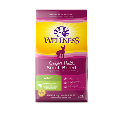 Wellness Complete Health Small Breed Adult Turkey & Oatmeal Dry Dog Food