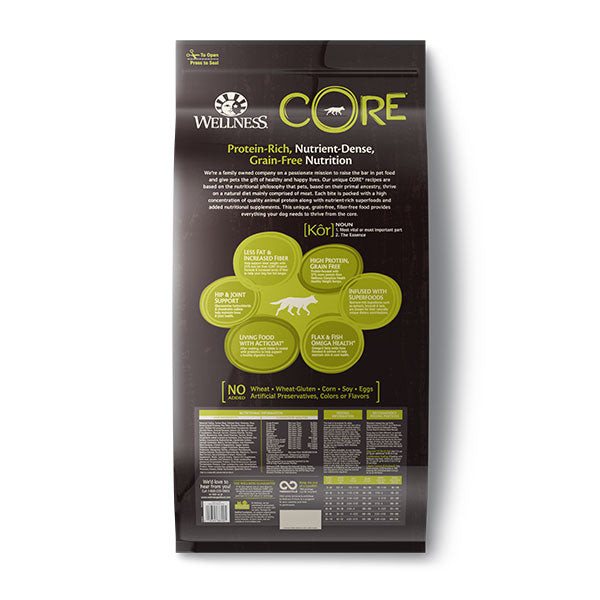Wellness CORE Grain-Free Reduced Fat Formula Dog Dry Food