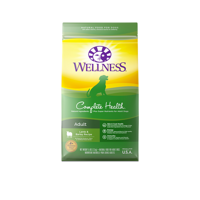Wellness Complete Health Lamb & Barley Dry Dog Food
