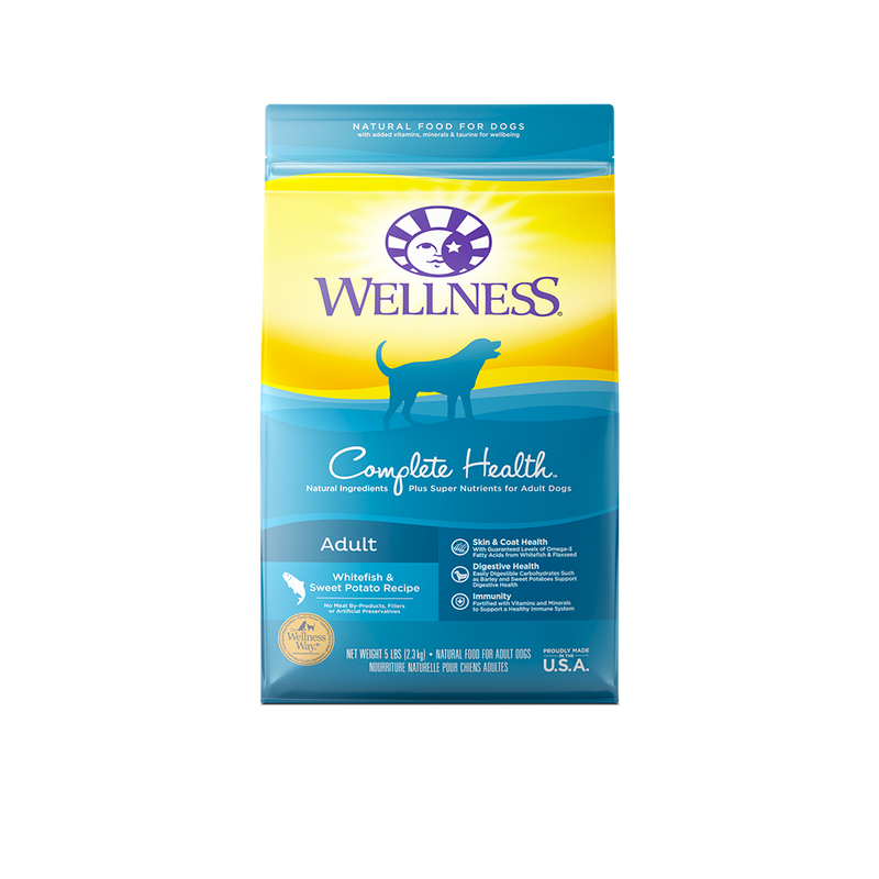 Wellness Complete Health Whitefish & Sweet Potato Dry Dog Food