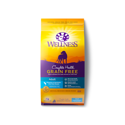 Wellness Complete Health Grain Free Adult Whitefish & Menhaden Meal Dry Dog Food
