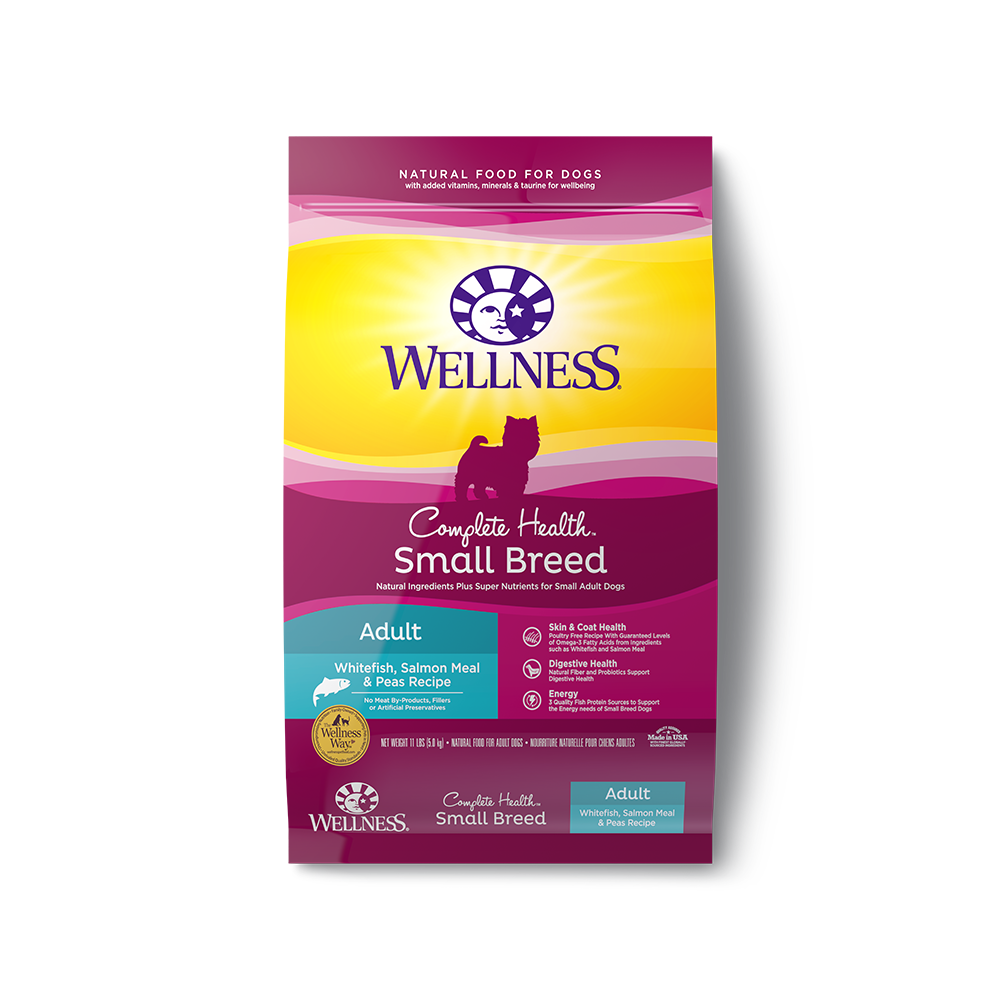 Wellness Complete Health Small Breed Adult Whitefish Salmon Meal