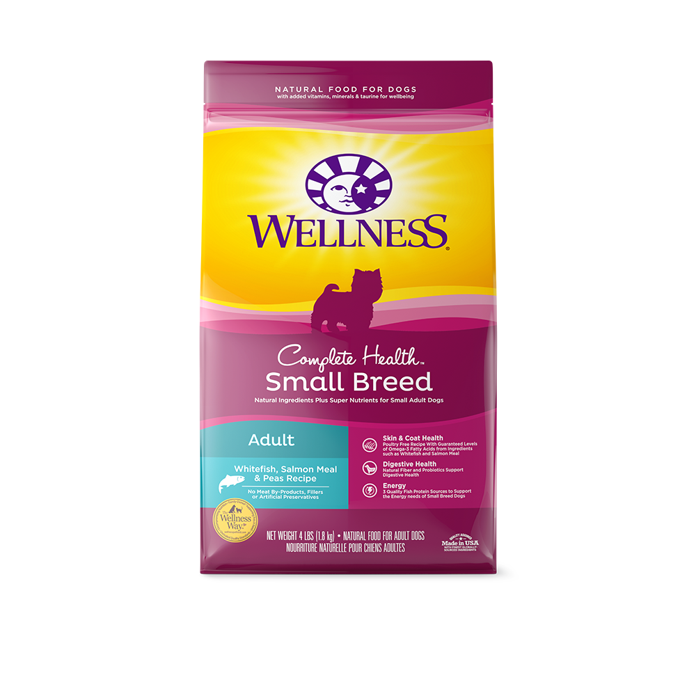 Wellness Complete Health Small Breed Adult Whitefish, Salmon Meal