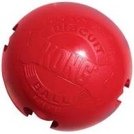 KONG Classic Biscuit Ball Dog Toy